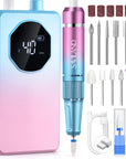 White 40000RPM Electric Nail Drill Machine for Salon Manicures (Ships to US Only)