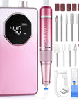 40000RPM Professional Nail Drill for 30S Fast Acrylic Removal