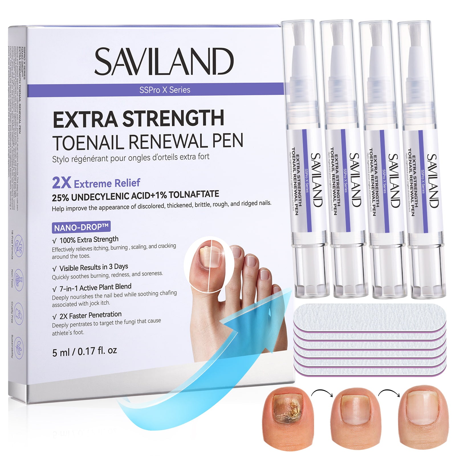 Extra-Strength Toenail Fungus Treatment Pens