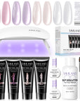 4-Color Pink Cat Eye Poly Gel Extension Kit (Ships to US Only)
