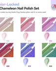 6-Color Chameleon Aurora Nail Polish Set (Ships to US Only)