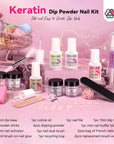 Keratin Dip Powder Nail Kit for Strong Healthy Nails