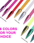36Pcs Mirror Chrome Nail Powder Set