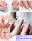 60g Clear Nail Extension Gel Set