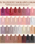[US ONLY]49PCS Dip Nails Powder Starter Kit - 40 Colors
