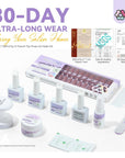 Saviland SSProTip X? Medium Almond French Tip Press On Nails Kit