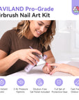 Complete Airbrush Nail Studio Kit  7-in-1 Gel & Spray System