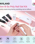 15-Color Nude Glitter Cat Eye Poly Gel Kit (Ships to US Only)