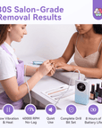 40000RPM Nail Drill for 30S Removal of Thick Acrylic Nails (Ships to US Only)