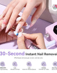 40000RPM Electric Nail Drill for Acrylic Nails, Low Noise Purple (Ships to US Only)