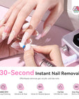 40000RPM Professional Nail Drill for 30S Fast Acrylic Removal