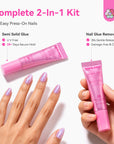 Semi-Solid Nail Glue & Remover Kit (Ships to US Only)