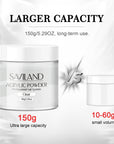 Bubble-Free Clear Acrylic Powder for Long-Lasting Nails