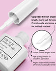 White French Gel Polish for Perfect Smile Lines in Seconds