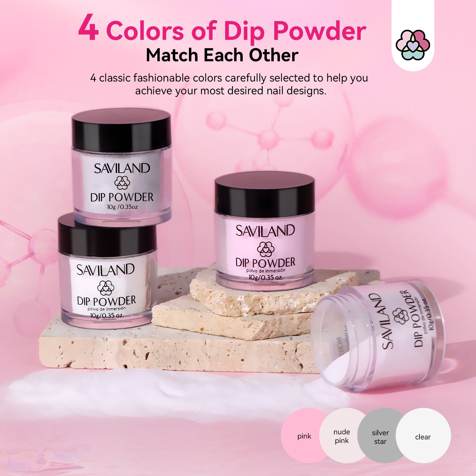 Keratin Dip Powder Nail Kit for Strong Healthy Nails