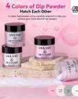 Keratin Dip Powder Nail Kit for Strong Healthy Nails