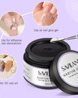 Solid Nail Glue Gel for Strong Long-Lasting Nail Extensions