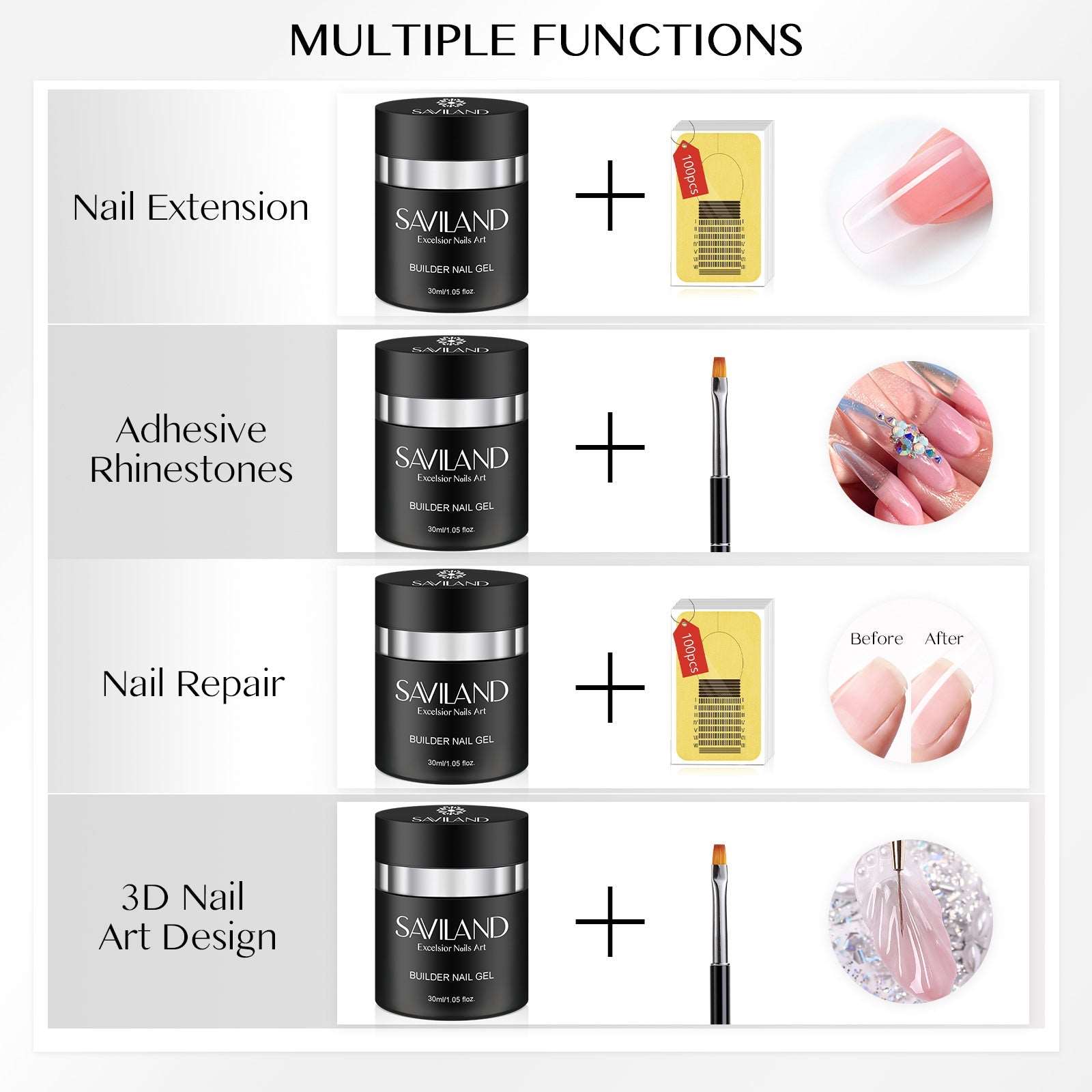 [US ONLY]Air Cushion Design - Builder Nail Gel