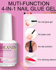 500pcs False Nail Tips and 4 in 1 Glue Gel Kit