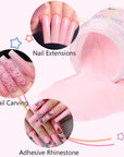 Pink Acrylic Powder for Elegant French & 3D Nail Art (Ships to US Only)