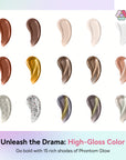 15-Color Glitter Brown Cat Eye Poly Gel Kit (Ships to US Only)