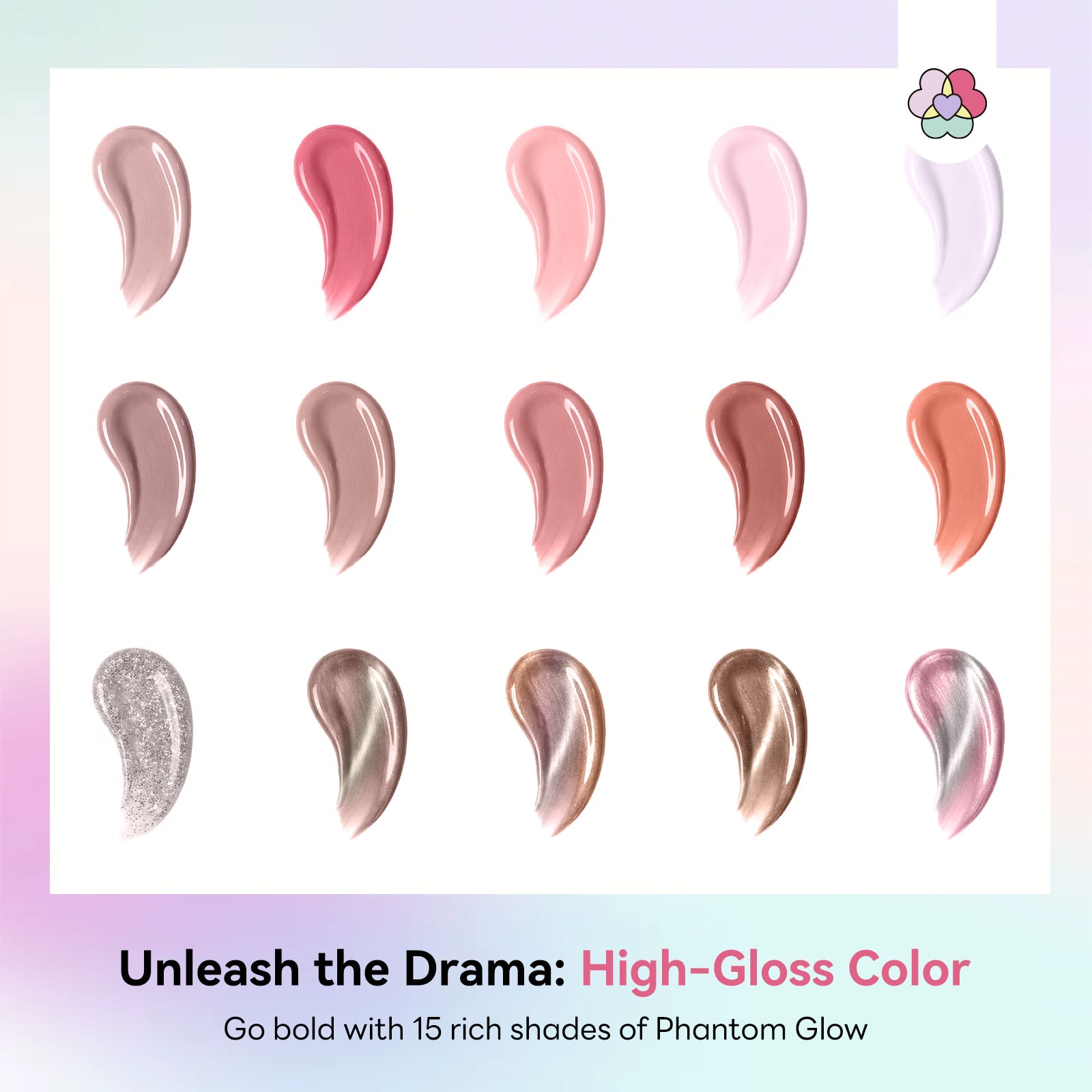 15-Color Purple Cat Eye Poly Gel Kit (Ships to US Only)