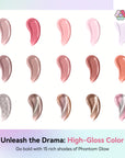15-Color Purple Cat Eye Poly Gel Kit (Ships to US Only)
