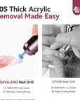 40000RPM Electric Nail Drill for 30S Fast Acrylic Removal