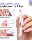 2PCS Cuticle Oil Pen & Ceramic Cuticle Remover for Healthy Nails