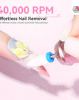 40000RPM Professional Nail Drill for 30S Fast Acrylic Removal