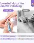 40000RPM Nail Drill for 30S Removal of Thick Acrylic Nails (Ships to US Only)