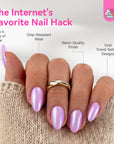 32-Piece Pink Cat Eye Extra Short Almond Press-On Nails  (Ships to US Only)