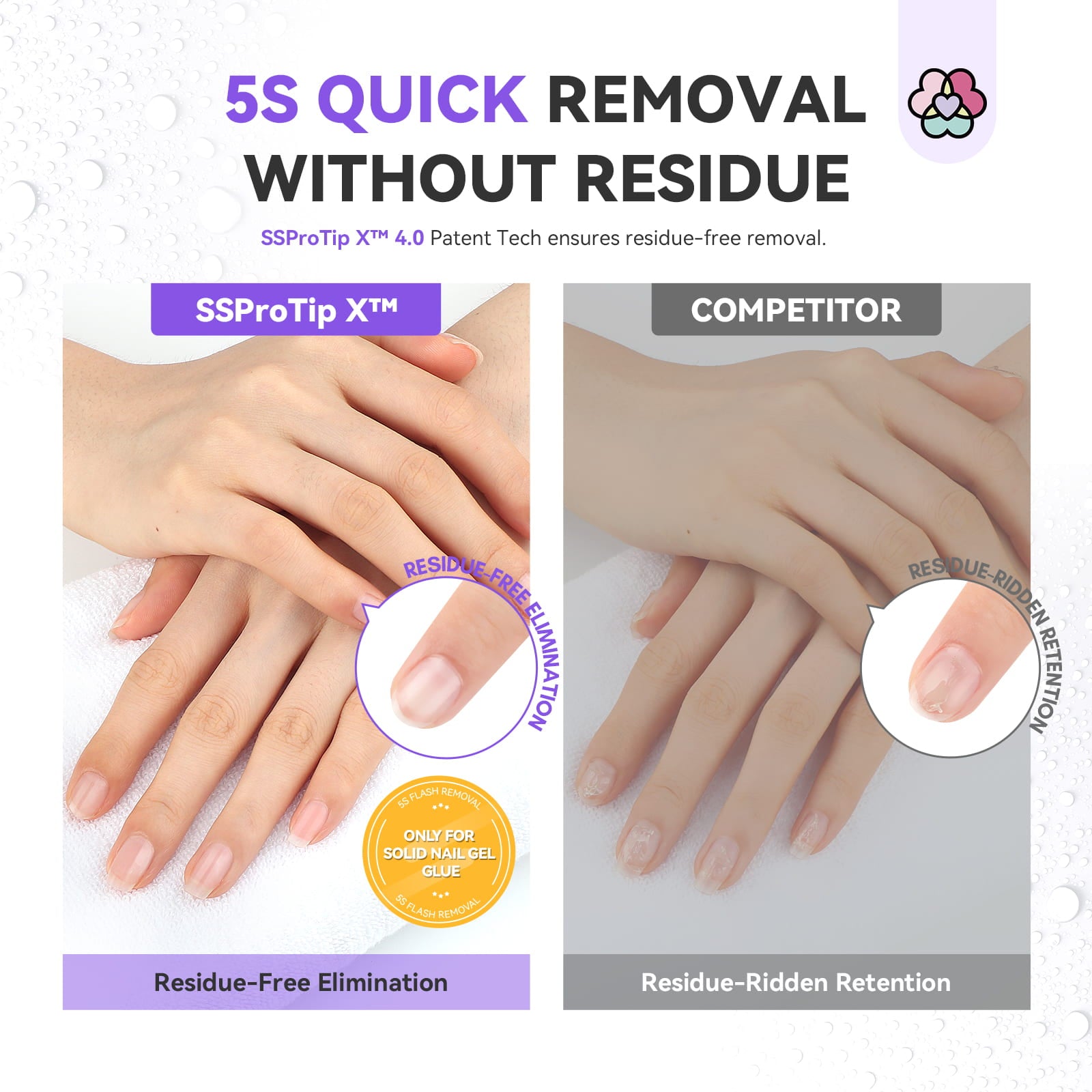 Remove Nail Glue in Seconds Fast &amp; Gentle Remover Spray