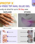 Strong Hold Without UV  30-Day Press-On Nail Glue Gel (Ships to US Only)