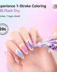 Create Stunning Nail Art in Seconds 24 Color Nail Art Pen Set (Ships to US Only)