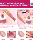 Builder Gel Kit with Nail Drill for Easy Nail Extensions
