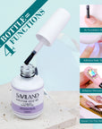 Gel Nail Kit with Lamp & 500 Stiletto Nail Tips (Ships to US Only)