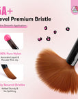 Acrylic Nail Brush Set with Sizes 8, 10 & 14 (Ships to US Only)