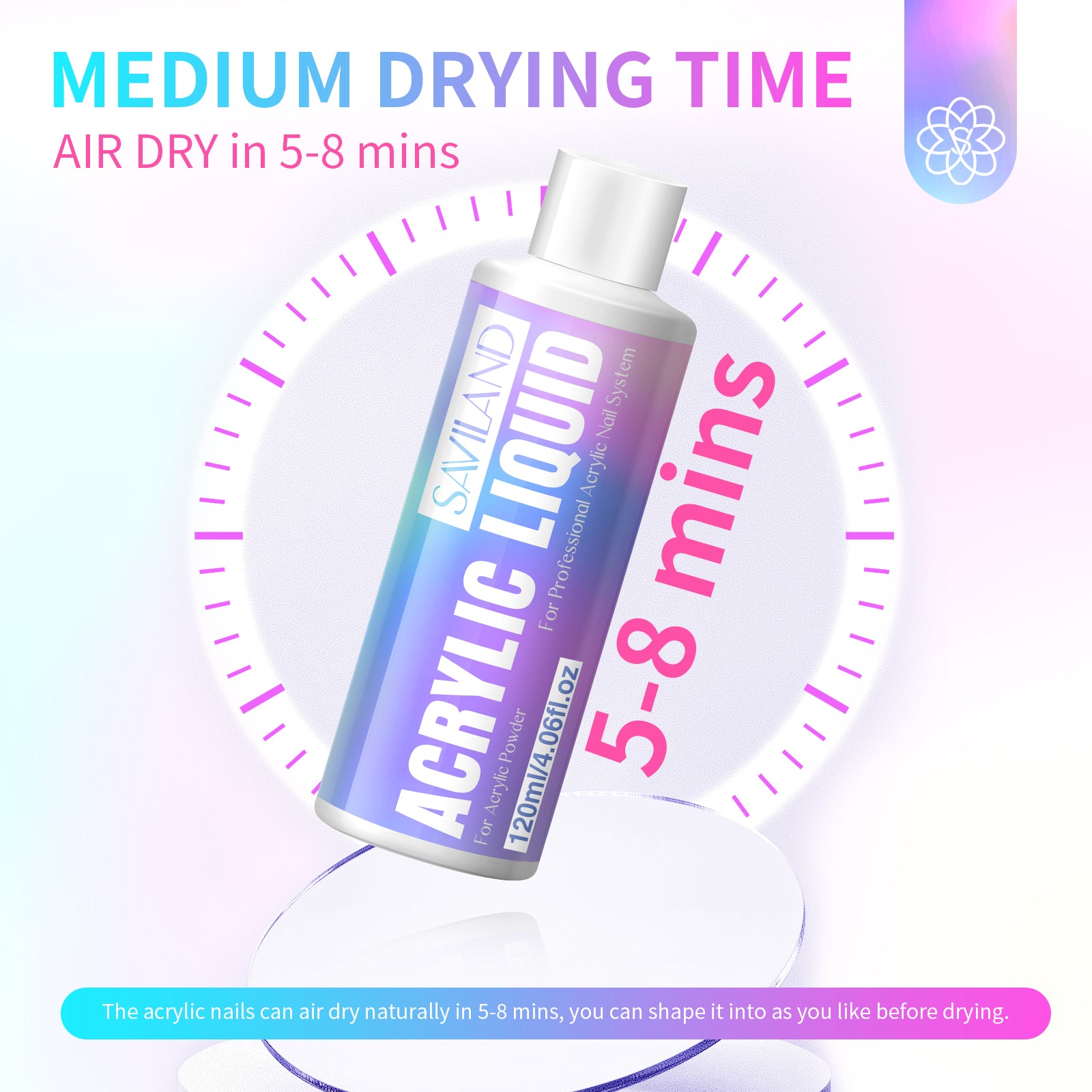 Professional Acrylic Liquid for Nail Extensions &amp; Sculpting (Ships to US Only)