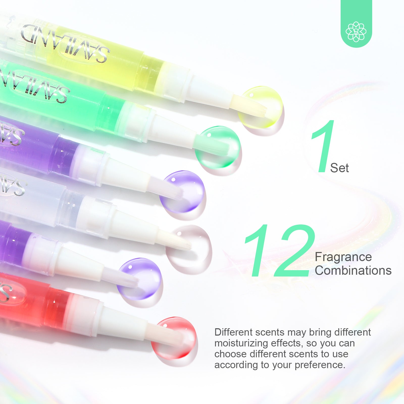 12PCS Cuticle Oil Pen Set for Healthy Nail Growth