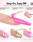 Liquid Latex for Nails, 20ML Latex Nail Polish Barrier Peel Off with Tweezer