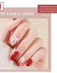 [US ONLY]42PCS - 32 Fall Colors Red Glitter Gel Polish Set
