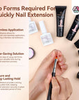 120ml Slip Solution for Poly Gel Nails Liquid Anti-stick Gel Solution Kit