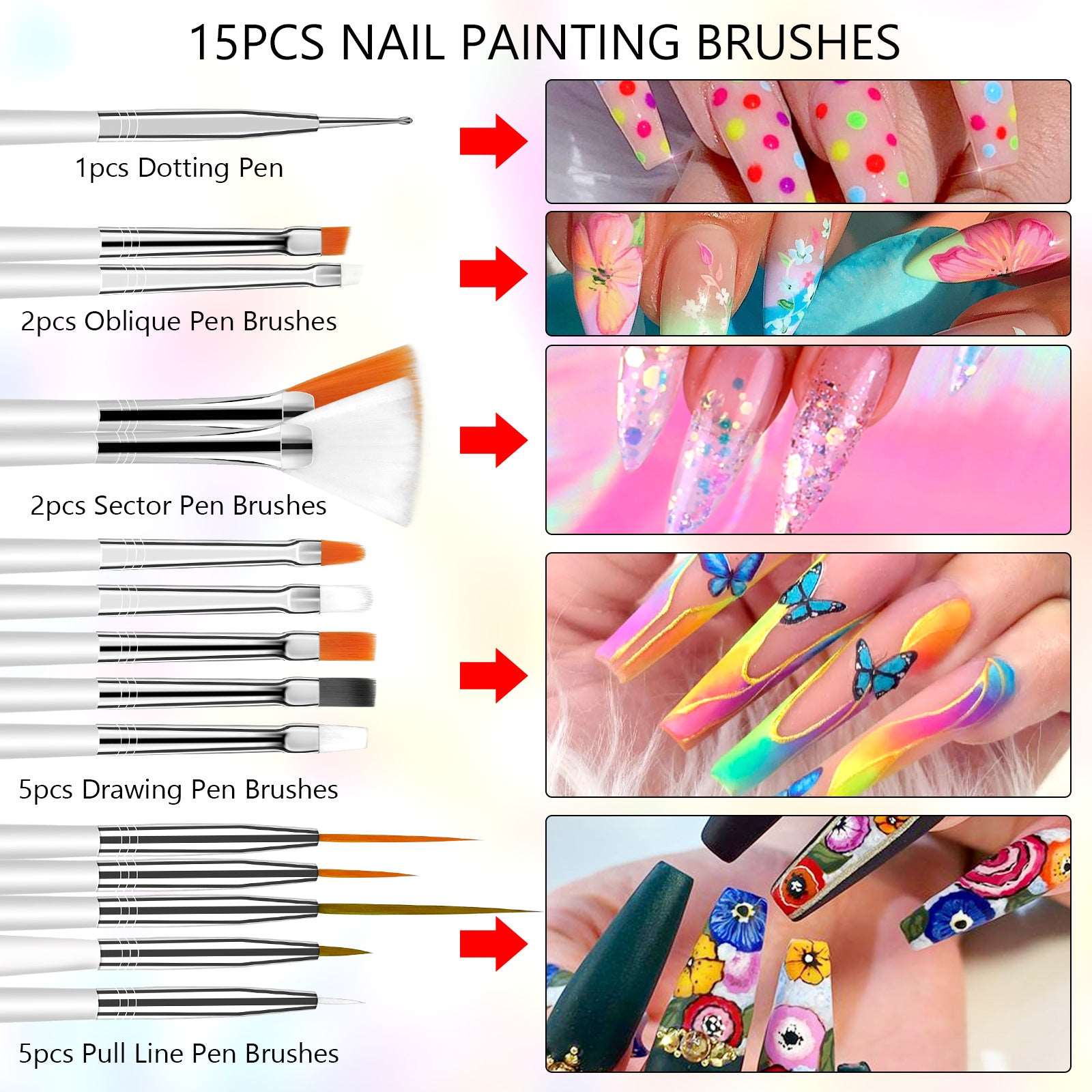 36 Colors Gel Nail Polish Paint kit