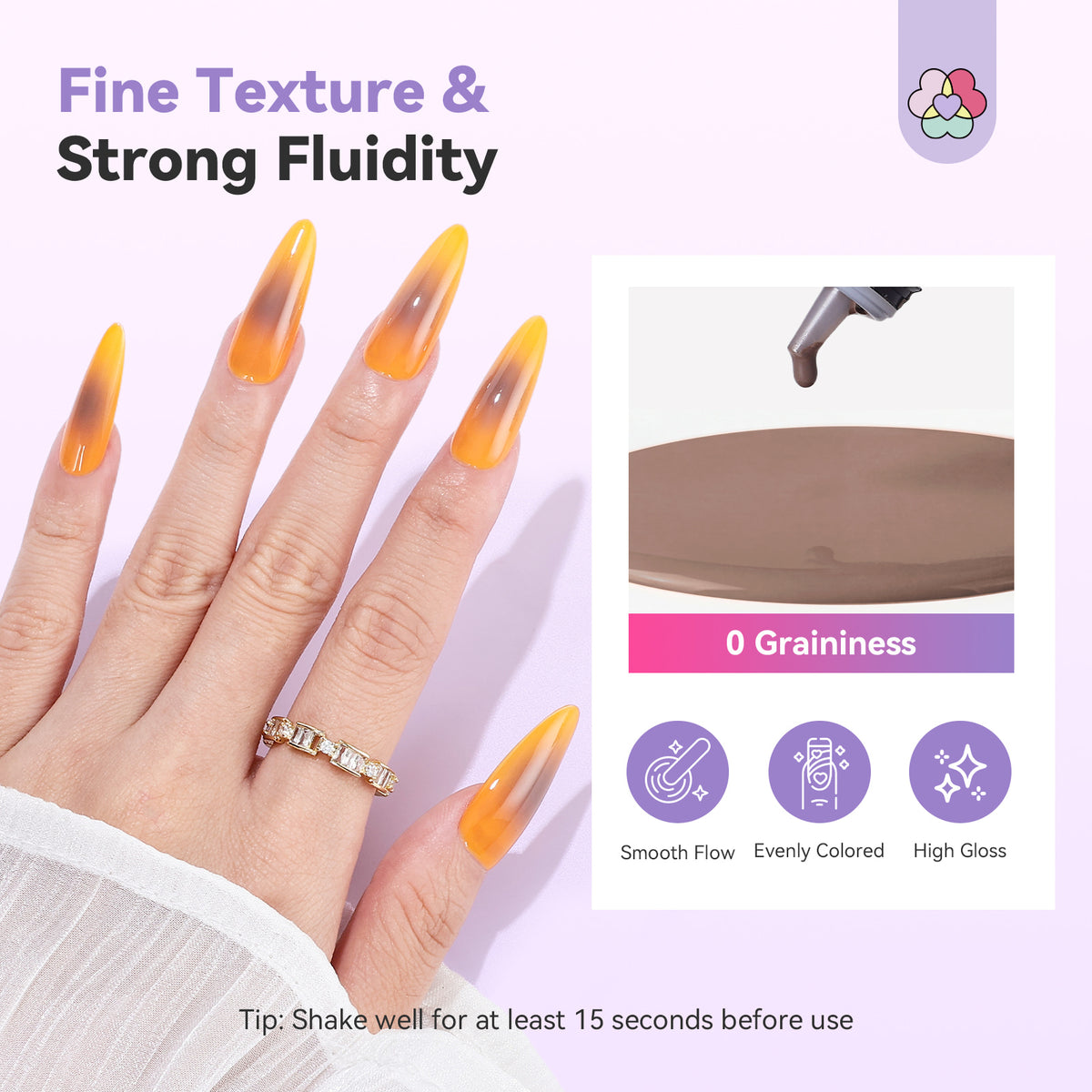 Dark Nude Airbrush Gel for Flawless Ombre Nail Art (Ships to US Only)