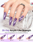 15-Color Pink Peach Cat Eye Poly Gel Kit (Ships to US Only)