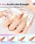 15-Color Glitter Brown Cat Eye Poly Gel Kit (Ships to US Only)