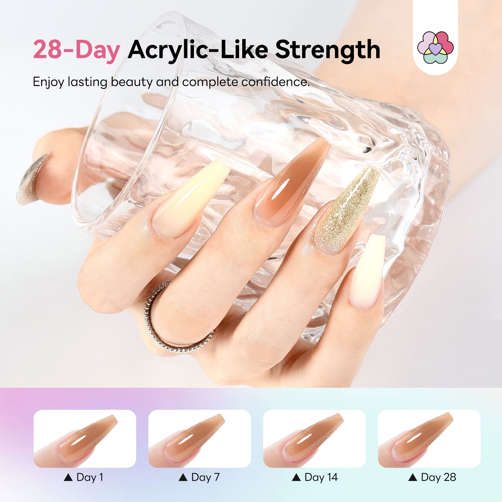 15-Color Purple Cat Eye Poly Gel Kit (Ships to US Only)