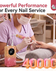 40000RPM Electric Nail Drill for Fast Acrylic Nail Removal