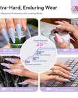 6-Color Fine Shimmer Poly Gel Kit (Ships to US Only)